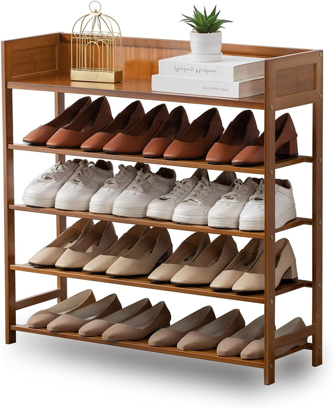 Modern Bamboo Shoes Shelf and Wooden