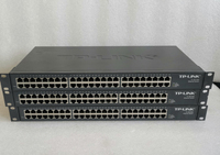Switch de Fibra TP-LINK Gigabit Completo de 24 Puertos SFP, Switch PoE Administrado Industrial de Nivel 2 con 4 Puertos, TL-SG3428