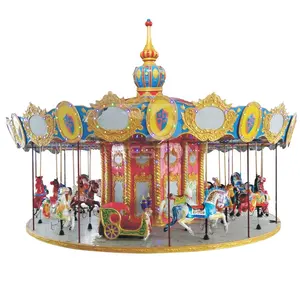Parc d'attractions Rides Fairground Full Size Carrousel Horse à vendre