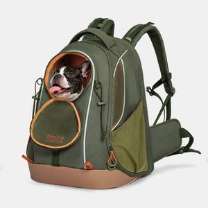 Sac à dos de transport pour chien et chat multifonctionnel personnalisé, approuvé par les compagnies aériennes, confortable, respirant, fermeture éclair, imprimé pour les voyages d'animaux de compagnie - Product Image 1