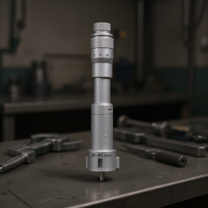 ไมโครมิเตอร์วัดรูภายในแบบสามจุด Fervi ขนาด 30-40 มม. สำหรับรูทึบ - Product Image 3