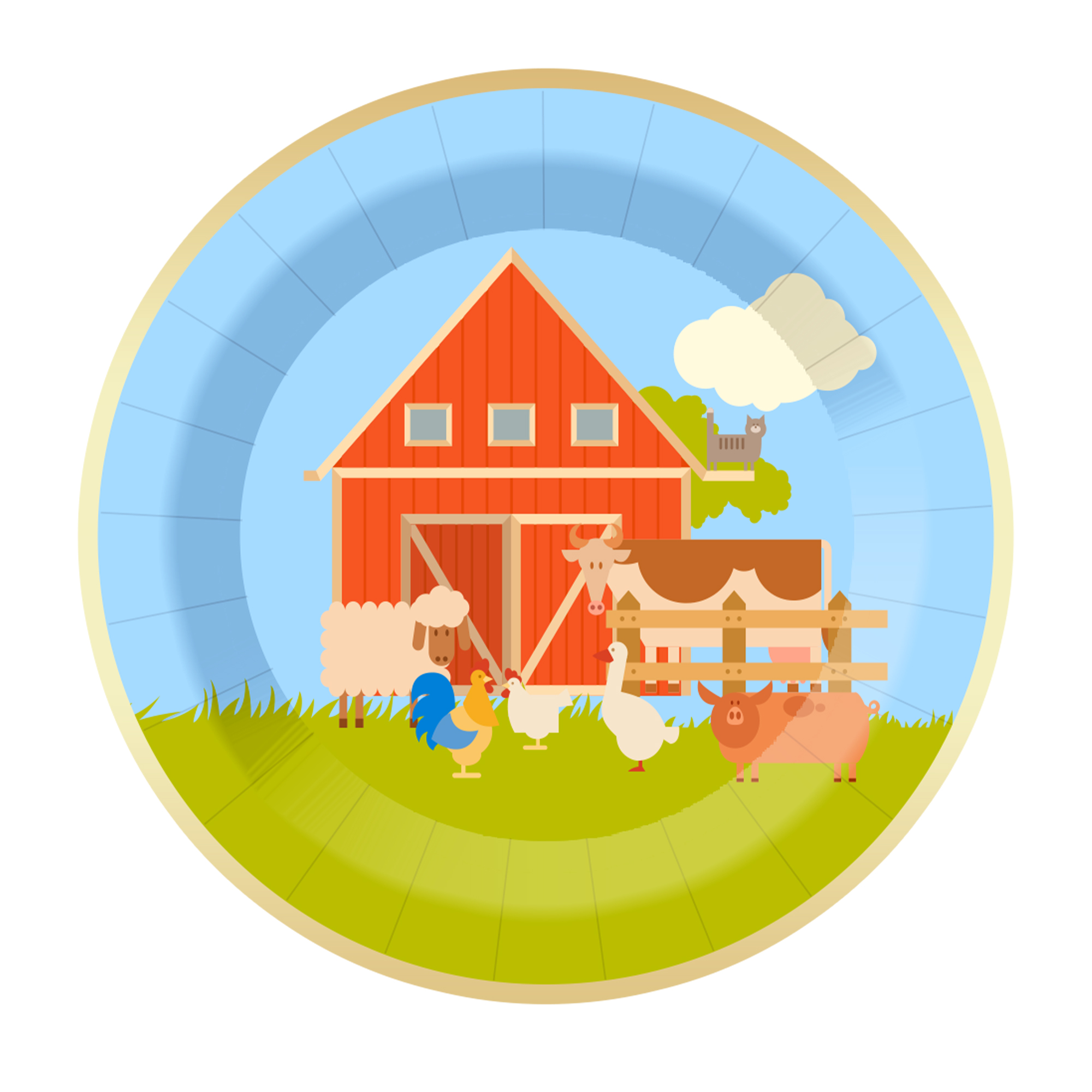 Plato de 9 pulgadas -8