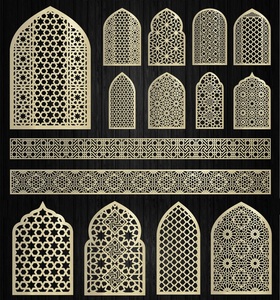 RÈM TREO Thép Mạ Kẽm Ả Rập Hàng Rào Trần Tường Tấm Composite Tấm Màn Hình Nhôm Kim Loại Đục Lỗ - Product Image 3