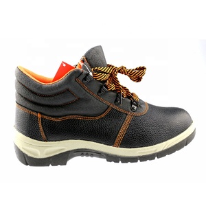 Chaussures <span class=keywords><strong>de</strong></span> sécurité en cuir véritable avec embout en acier, logo <span class=keywords><strong>personnalisable</strong></span>, style à lacets confortable, unisexe, usage en usine, isolation électrique, 2025 - Product Image 1