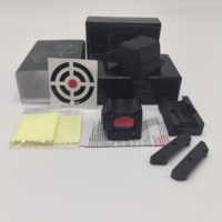 SCGD KF10 - Lunette de visée tactique professionnelle à point rouge ouvert - Haute qualité - Haute puissance - Étanche - Aluminium - Grossissement 1x - Entièrement fonctionnelle