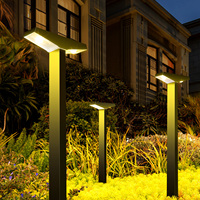 Lampe solaire de pelouse à 2 LED, autonomie de 8 heures, IP65, pour jardin, parterre de fleurs, éclairage de sentier