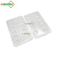 Vente en gros 10 cavités pour gâteau Pop Plastique PET Blister Plateau Sucette Bonbons Clair Affichage Emballage Conteneur Boîte