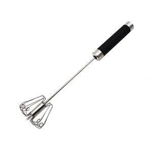 Nouveau <span class=keywords><strong>fouet</strong></span> et batteur à œufs semi-automatique rotatif en acier inoxydable de 10 pouces, écologique, pour la <span class=keywords><strong>cuisine</strong></span> domestique - Product Image 1