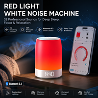 640nm Pure Red Light Therapy Sleep Device Plastic Backed Science Supported Deep Relaxation Red Light Sleep Lamp