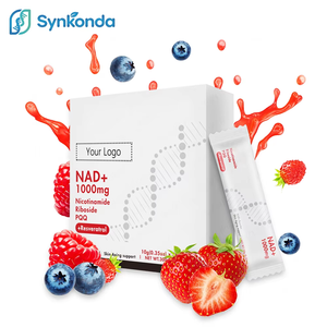 Bevanda Liquida OEM NAD+ Booster al Gusto Frutta, 30 Bustine, NR 1000mg, PQQ, Resveratrolo, Integratore Vitaminico per la Cura della Pelle e Riparazione Cellulare - Product Image 1