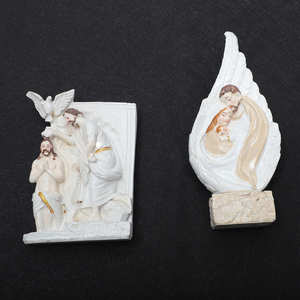 KOMI En Gros, Décorations de Baptême de Jésus, Statues Créatives, Décorations Maison, Artisanat Religieux en Résine, Cadeaux - Product Image 1