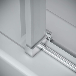 Porte de <span class=keywords><strong>baignoire</strong></span> coulissante en verre trempé poli <span class=keywords><strong>blanc</strong></span> de haute qualité sans cadre pour écran de <span class=keywords><strong>baignoire</strong></span> et salle de douche de salle de bain d'hôtel - Product Image 5