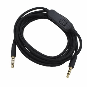 3.5mm ligne Audio téléphones mobiles ordinateurs tresse câble Audio pour <span class=keywords><strong>Logitech</strong></span> GPRO X G233 G433 Kingston Alpha Skyline casque de jeu - Product Image 5