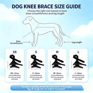 Dog Knee <b>Brace</b> Lightweight Support for Dog Hind Leg Dog ACL <b>Brace</b> for Torn ACL <b>Back</b> Leg No Slip Dog Leg <b>Brace</b> Pet Orthopedic Dog - Product Image 4