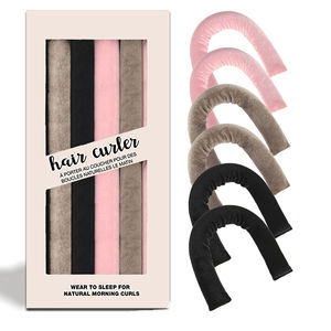 Haarrollers zonder warmte, satijn, met eigen logo, zachte stylingstaafjes voor kort & lang haar, krullen overnacht - Product Image 5