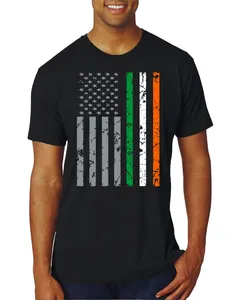 T-shirt de sérigraphie souple 65 polyester 35 coton, t-shirt promotionnel d'impression personnalisée avec logo