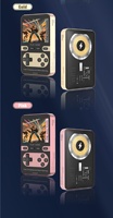 2-in-1 Magnetische Kabellose Powerbank mit Retro-Spielekonsole 5000mAh Typ-C-Ladung MP3-Player für Tägliches Gaming