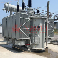 Transformateur de puissance immergé dans l'huile SZ-50000/110 50MVA 110kV Entrée 50Hz Triphasé Sortie 10.5KV Refroidissement ONAN