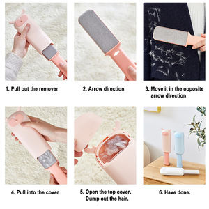 Rodillo adhesivo para quitar el pelo de mascotas para ciclismo personalizado al por mayor, removedor de pelusas para perros y gatos para uso doméstico, función sostenible - Product Image 4