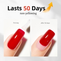 Youth Rose 15ml Gel UV Vernis à Ongles Base et Top Coat Durcisseur, Base Coat Résistant Longue Durée Brillant Non Toxique, Gel UV LED Soak Off