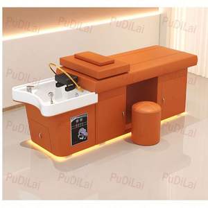 Muebles de salón Tratamiento del cabello Cama Cabeza japonesa Equipo de <span class=keywords><strong>spa</strong></span> Cama negra y <span class=keywords><strong>spa</strong></span> para pies - Product Image 5