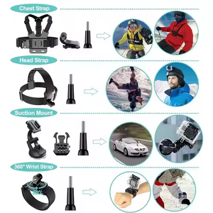 Kit de accesorios para cámara de acción 50 en 1, empuñadura flotante/palo Selfie/soporte para casco con bolsa de almacenamiento para GoPro Hero 13 12 11 10 - Product Image 3