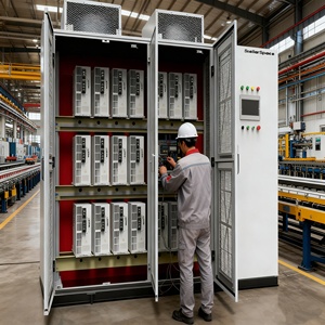 Nhà máy cung cấp ba giai đoạn 3 ~ 11kv IGBT trung bình điện áp cao chuyển đổi tần số VFD biến tần - Product Image 2