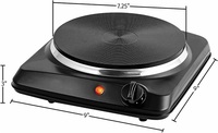 1500W Cuisine Petit Appareil Mini Brûleur Unique Portable Table Top Faible Consommation Électrique Plaque Chauffante Poêles pour La Cuisine À Domicile