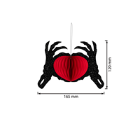 Décoration d'Halloween en gros : Nid d'abeille suspendu 3D magnétique, écologique, réutilisable, pliable, léger, pour usage intérieur, personnalisable, facile à décorer