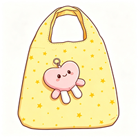 Porte-clés en peluche en forme de cœur en gros avec sac en peluche portable réutilisable, sac de courses jaune personnalisé avec porte-clés en peluche