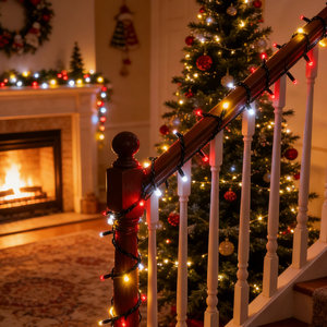 Wholesale Rubber LED Firework Firecracker Cluster Light String Dimmable for Outdoor Christmas Garden & Lawn Decor IP65 Rated