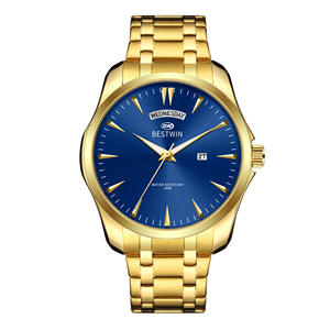 2026 Luxury Men's <b>Waterproof</b> <b>Watch</b> - Top-Quality Classic Quartz Wristwatch Polished Steel Strap Durable Material Timeless Design - Product Image 2