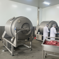 Agitateur à vide automatique à fréquence variable pour marinade horizontale de viande (poulet, bœuf)