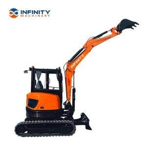 ミニ油圧ショベル 新型 クローラー式バッグホー 送料無料 4トン 中国ブランド 小型建機 掘削機 - Product Image 3