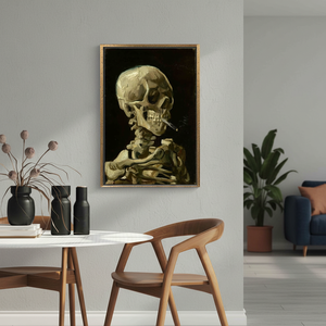 Elegant Vincent Van Gogh Inspired Glass Print <b>Canvas</b> Artwork,GOLD <b>FRAMED</b> <b>CANVAS</b> - Product Image 3