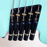 Guitare basse électrique sans tête à cinq cordes MusicBus Fan Piece pour instruments à graves, portable pour les performances et les répétitions