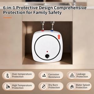 <span class=keywords><strong>Chauffe</strong></span>-<span class=keywords><strong>eau</strong></span> électrique à accumulation rapide 1500W/2000W, 220V, étanche IPX4, 8L, <span class=keywords><strong>sous</strong></span> évier, pour camping-car et hôtel - Product Image 5