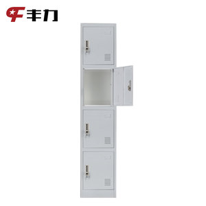 Casier métallique pliable moderne à 4 portes, armoire en acier, boîte métallique pour chambre, entrepôt, personnel d'hôtel, salle de sport, école et atelier - Product Image 4