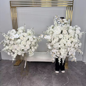 <span class=keywords><strong>Orchidée</strong></span> en soie ivoire blanche rose souffle de bébé décor de mariage OEM centres de table de fleur artificielle - Product Image 2
