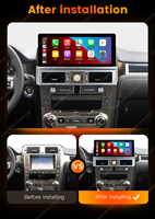Lecteur Radio Android à Écran IPS pour Lexus GX460 12.3-1920 4G LTE WiFi Gps Navigation MEKEDE 720 "128*2010 6 + 2021G