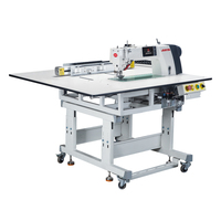 Moteur de machine à coudre industrielle intelligente JTK6-30A à point noué CNC haute vitesse, conception à lit plat pour le surpiqûre de modèles et de motifs