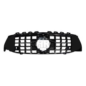 Parrilla de ventilación de parachoques cromada de plástico W118, rejilla frontal embellecedora de parrilla plateada negra para Benz <span class=keywords><strong>CLA</strong></span> Class W118 2020 2021 2022 <span class=keywords><strong>2023</strong></span> 2024 + - Product Image 2