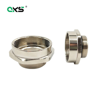 Adaptateur réducteur en acier inoxydable 304, presse-étoupe amplifié, connecteur M20 M25 M32 M40 M50 M63, filetage métrique, joint en laiton