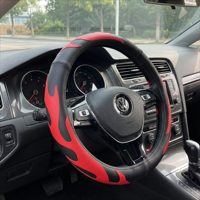 Fundas para Volante de Coche ARTES, Cómodas y Transpirables, de PVC Antideslizante, con 3 Radios, Compatibles con Tesla, Modelo AT-FXPT