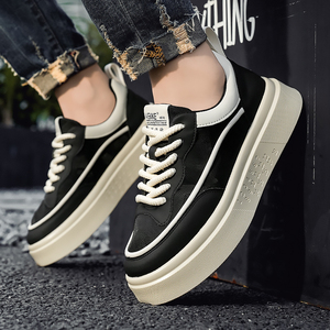 As prezzo di fabbrica scarpe nere da uomo alla moda con plateau scarpe Casual da tavola <span class=keywords><strong>1</strong></span> pezzo all'ingrosso scarpe da passeggio uomo - Product Image 6