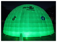 Dôme Gonflable avec Souffleur, Dôme Gonflable pour Événements, Abri Gonflable à Air Constant pour Expositions, Fêtes, Camping