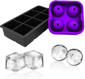 Moule à glaçons géants sans BPA en silicone de haute qualité – Grand bac à glaçons en silicone - Product Image 3