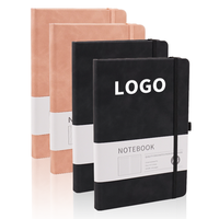 Agenda promotionnel personnalisé, carnet de notes en cuir PU avec logo personnalisé pour le bureau