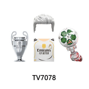 TV6509 Soccer Football Player Mbappe Messi Kane Yamal <b>Educational</b> Mini Building Block Figure <b>Kids</b> Plastic <b>Toy</b> Gift Juguetes - Product Image 6