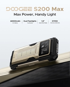 Teléfono Resistente <span class=keywords><strong>DOOGEE</strong></span> S200 Max, 16GB 512GB, Batería de 22000mAh, 66W, Pantalla Trasera de 1.32'', 6.72'', 120Hz, Dimensity 7050, NFC - Product Image 3